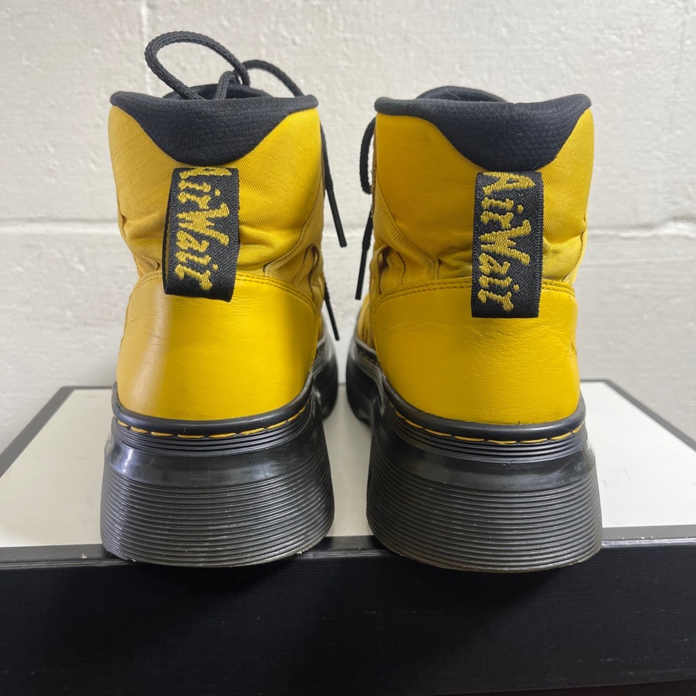 Dr. Martens Boury Yellow Nylon And Leather Utility Boots Lace up Men's‎ 8 US - Picture 4 of 9